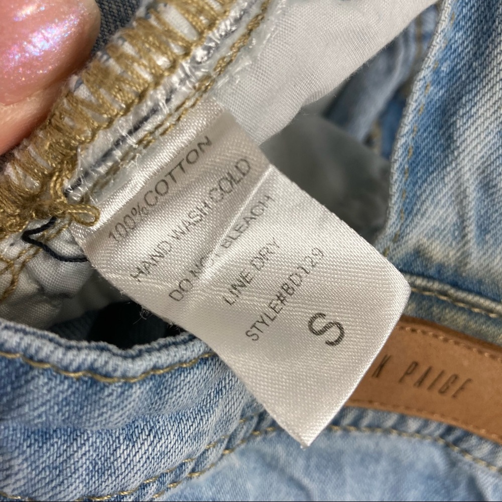 Blank Paige Women’s Distressed Denim Overalls sz Small - Picture 12 of 15